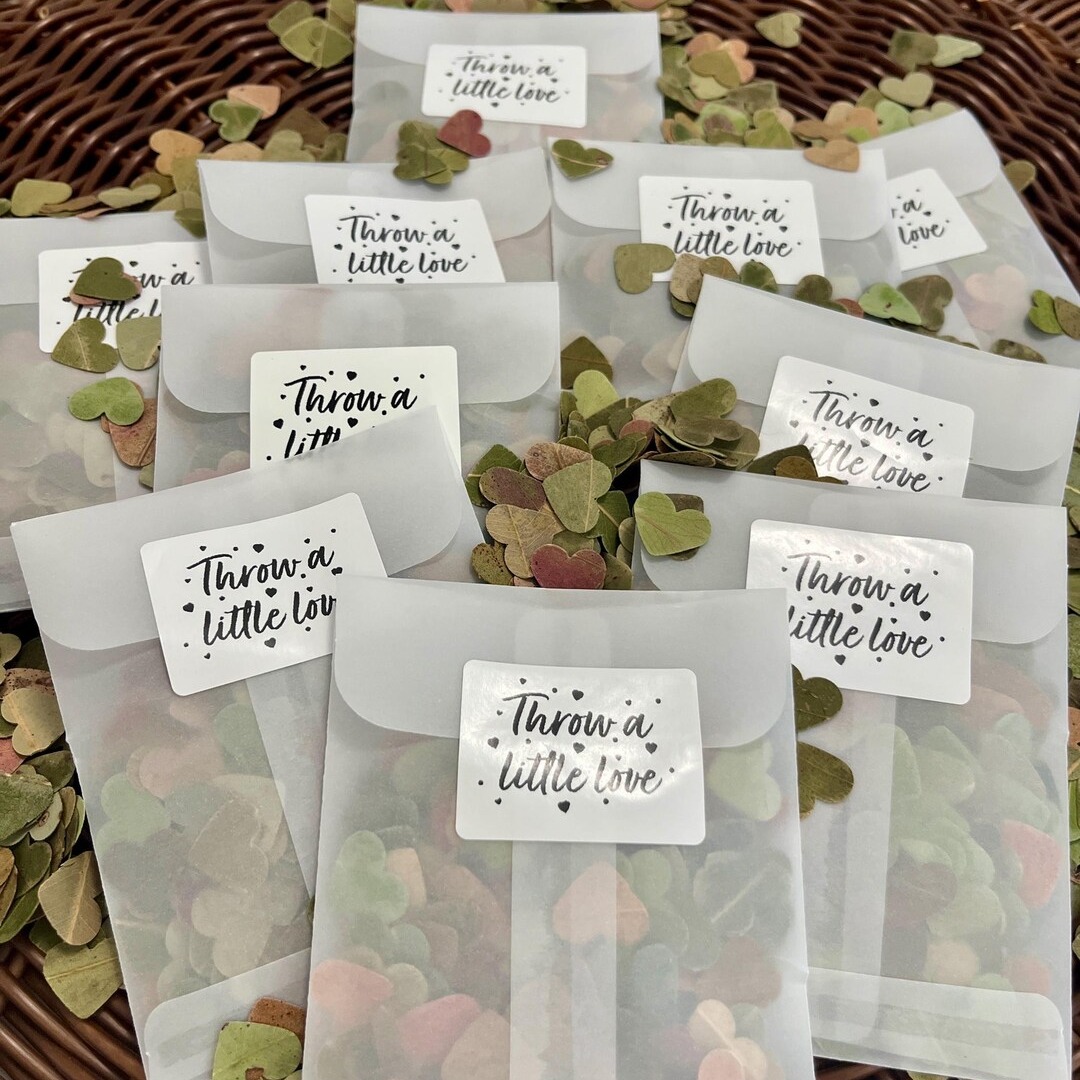 Eucalyptus gum leaf confetti