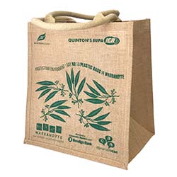 Jute shopping bag