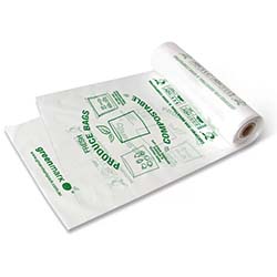 Compostable produce bag (gusseted)