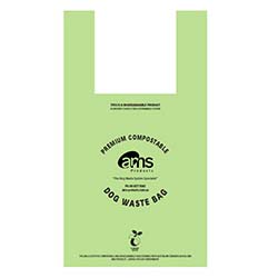 Compostable pet waste bags