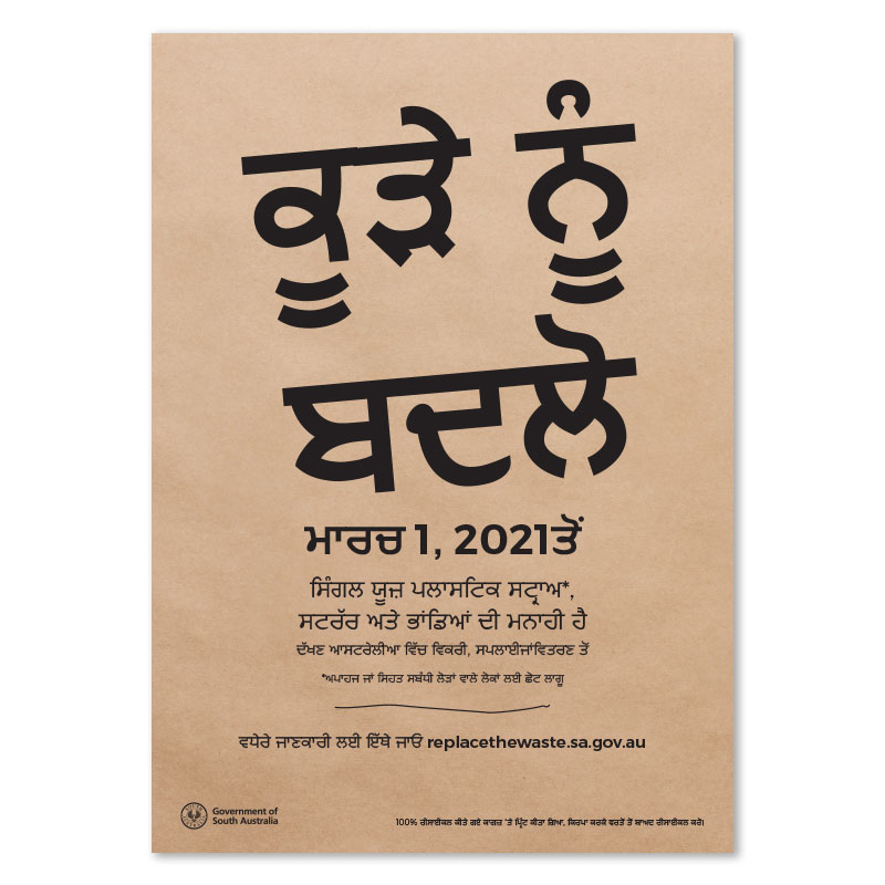 SUP A4 Poster Punjabi