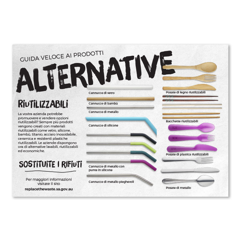 SUP-Alternative Items A5 Sheet Italian