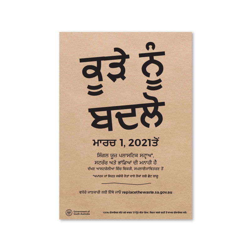 SUP A5 Poster Punjabi